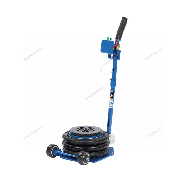 Домкрат подкатной, пневматический, 3 т N023