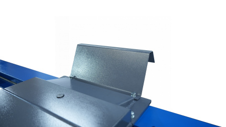 Подъемник 4-стоечный 5 т, c ручной траверсой 3 т N433, для сход-развала, электростопоры, 380 В, синий/серый 4450J_EG/EB(M)