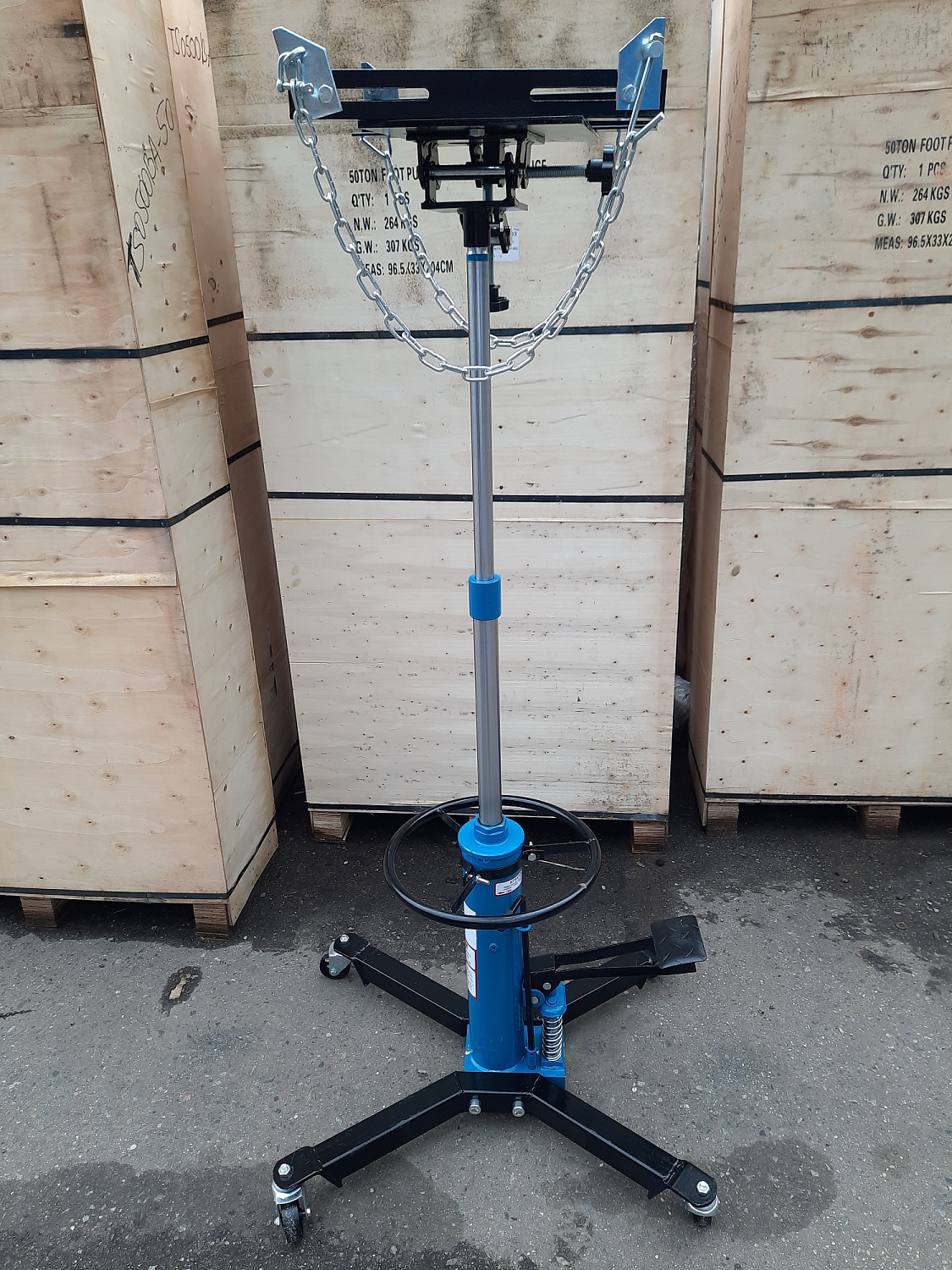 Стойка двухступенчатая гидравлическая на 600 кг 0101D